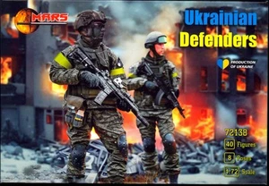 Mars Figures 1/72 UKRAINIAN DEFENDERS Figure Set - Picture 1 of 3