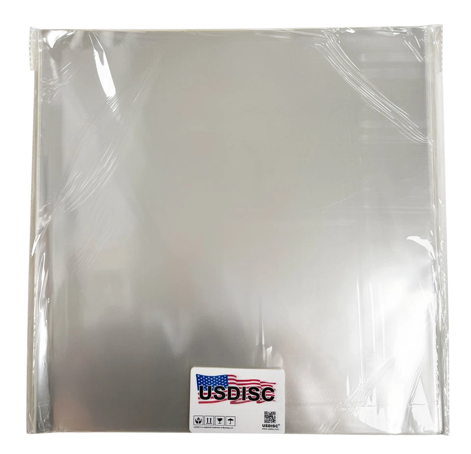 USDISC Record Outer Sleeves 12", LP, OPP, 2mil (Clear) Lot Foto 1 de 1