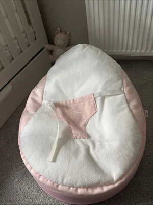 Pink And White Baby Bean Bag - Image 1 of 4
