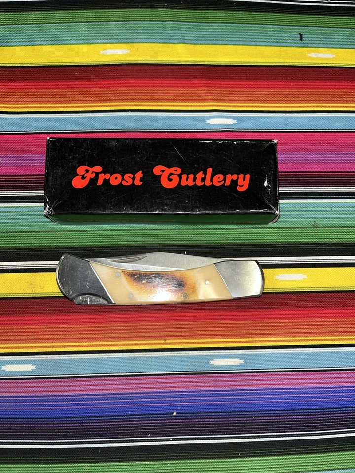 Cuchillo de Bolsillo Plegable Frost Cutlery 14-127 CBH Hoja de Acero Inoxidable Nuevo Foto 1 de 4