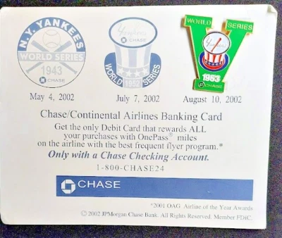 NEW YORK YANKEES 2002 SGA Lapel Pin '1953 World Series'  by Chase  2 Available - Image 1 of 2