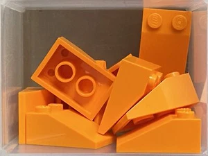LEGO Parts - Orange Slope 33 3 x 2 - No 3298 - QTY 10 - Picture 1 of 1