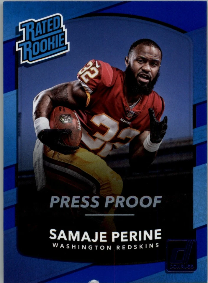 2017 Panini Donruss - Football Singles - Base, Blue Press Proof, inserts, Rookie - Image 1 of 1