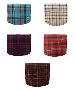 Chairback Checked Tartan Antimacassar Chair Sofa Cover Napery Protector - Picture 1 of 6