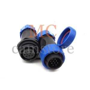 SP21 10Pin Pair Panel Mount Waterproof Connector Plug Socket,Wire Connector 5A - Picture 1 of 6