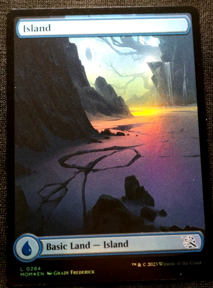 Island - Full Art - Foil - March Of The Machine - NM - EN - 0284 - Image 1 of 1