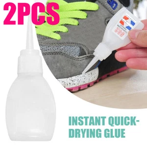 2Pcs 502 Glue Instant Quick Dry Glue Super Strong Adhesive Quick Bond Glue - Picture 1 of 13