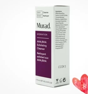 Murad AHA/BHA Exfoliating Cleanser Travel (0.5oz/15ml)*NEW - Picture 1 of 1