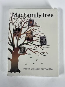 MacFamily Tree Version 5 Modern Genealogy For Your Mac New/Sealed OOP - Afbeelding 1 van 7