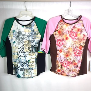 NWT G4S Girls 4 Sport Sun Protection Shirt Half Sleeve Size XL Swim SPF 50 Water - Picture 1 of 8