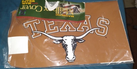 Texas Longhorrns Magnetic Mailbox Cover- 6.5" X 19" (Mailwraps) Read Description Cover