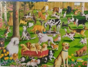 RAVENSBURGER "At The Dog Park" Puzzle 1000 Piece NEW Factory Sealed 20 X27" - Picture 1 of 4
