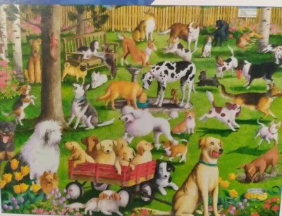 RAVENSBURGER "At The Dog Park" Puzzle 1000 Piece NEW Factory Sealed 20 X27" - Image 1 of 4