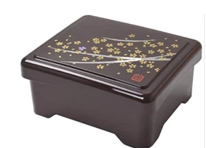 2X Traditional Unagi Jubako Box Container Eel Sakura Cherry Blossom Japan Made - Picture 1 of 6