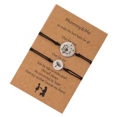  Armband Mutter Eltern-Kind Löwenzahn Passendes Passender Armreif - Bild 1 von 4