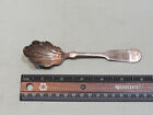 Vintage 1847 Rogers Bros A1 Silverplate Scalloped Sugar Spoon, Monogramed