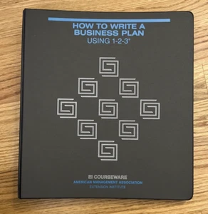 How To Write A Business Plan By The American Management Association w/ Lotus 123 - Picture 1 of 13