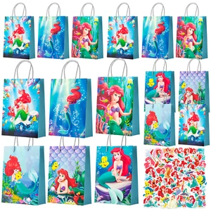 Little Mermaid Party Favor Bags,Mermaid Gift Party Bags Decorations Supplies - Picture 1 of 10