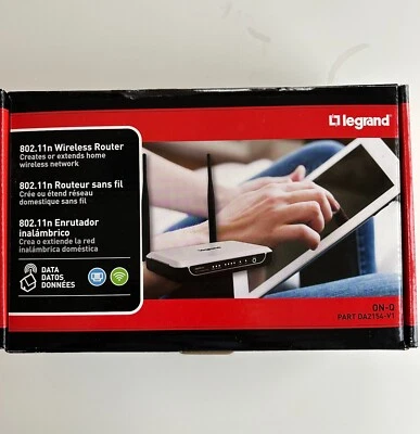 Router inalámbrico de escritorio On-Q DA2154-V1 300 Mbps blanco/negro 802.11 N Foto 1 de 4