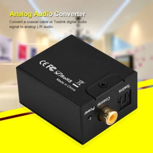 Digital To Analog Audio Converter Optical Fiber To Analog Digital Audio Decoding - Picture 1 of 11