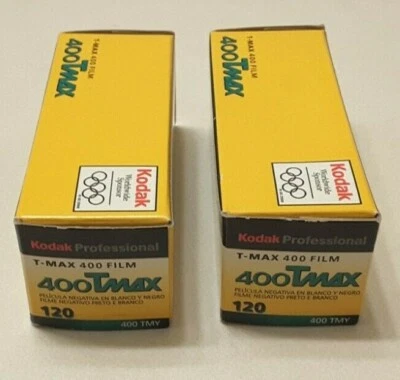 柯达 Professional 400 T-max 120,2 Rolls,In Original Box,Expired,400 TMY — 第 1/4 张图片