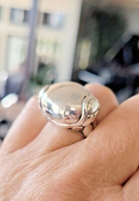 Anillo John Hardy Audaz Cúpula con Lados de Guijarro 12,25 Gramos Plata de Ley  Foto 1 de 4