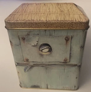 "De colección 1995 Birdhouse Tin Marjolein Bastin Design 6"" de alto" - Imagen 1 de 10