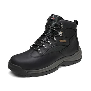 Men's Steel Toe Boots Safety Boots Leather Boots Waterproof Boots Wide Size - Picture 1 of 10