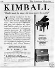 1923 Kimball Player Grand Piano Vintage Print Ad