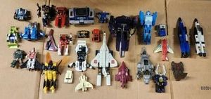 Vintage Transformers G1 1980's Lot of 28 Incomplete Broken For Parts or Repair - Picture 1 of 24