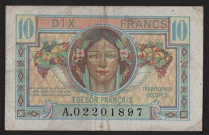 FRANCIA 10 FRANCHI 1947 TERRITORI OCCUPATI BB - Imagen 1 de 3