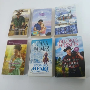 Books, Lot of 6 Mixed Authors and Mixed Variety, Paperback, Romance - Imagen 1 de 10