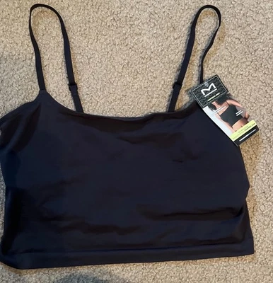 Maiden form Seamless Smoothing Cropped Cami Black Size 2XL - Image 1 of 3