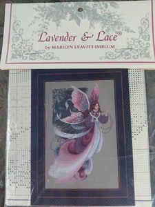 Lavender and Lace Fairy Dreams a Counted Cross Stitch Pattern LL41 - Picture 1 of 2