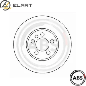 2x BRAKE DISC 16265 FOR VW GOLFIIIPASSATB3/B4VENTO AAA 2.8L ABV 2.9L 6cyl 1.9L - Picture 1 of 8