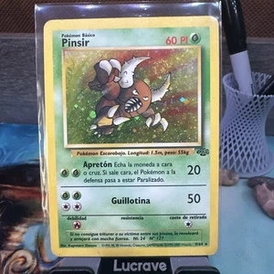 CGC 7 Spanish Pinsir 2000 Jungle 9/64 Holo Pokemon Card MP Swirl - Picture 1 of 13