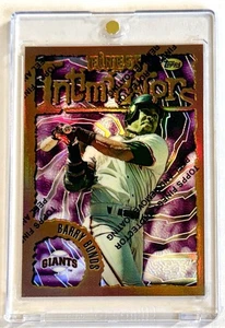 1996 Finest #146 Barry Bonds Intimidators BRONZE REFRACTOR w/Coating - Giants - Picture 1 of 4