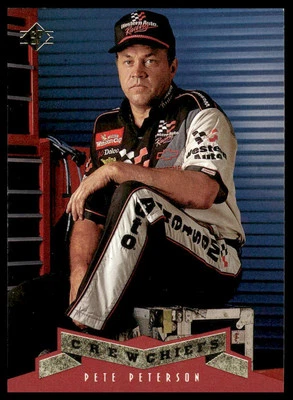 Pete Peterson 1995 Upper Deck SP #149 DARWAL Inc.,  Crew Chief - Image 1 of 2
