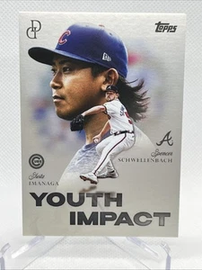 2025 Topps Dynamic Duals Imanaga & Schwellenbach Youth Impact Insert #YI-04 RC - Picture 1 of 2