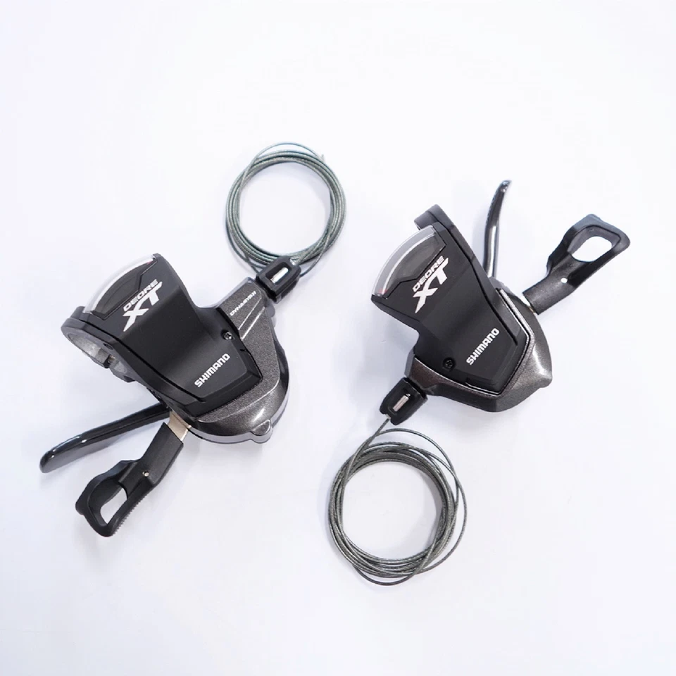 NEW Shimano XT SL-M8000 Shifter Levers Set Left 2/3x11 Speed w/ Clamp MTB Bike - Image 1 of 1