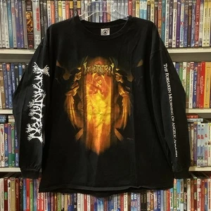 Incantation Forsaken Mourning U.S. Tour 2000 Long Sleeve Double-Sided Shirt XL - Picture 1 of 8