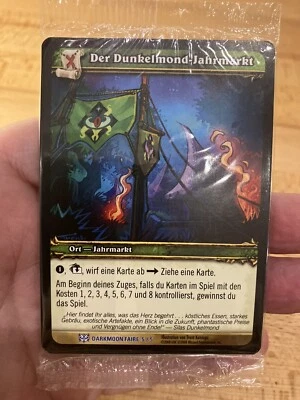 WoW Dunkelmond Jahrmarkt Booster = 6 Karten 1/5 2/5 3/5 4/5 5/5 + UDE Karte 2/4 - Bild 1 von 4