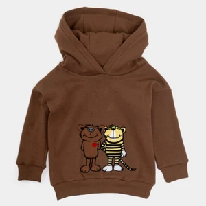 Bavarian Caps Kids Hoodie Tiger & Bear Janosch Design Hoody - Picture 1 of 6