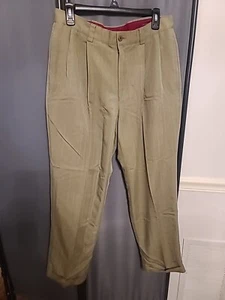 Louis Raphael Mens Dress Pants Slacks Tan Brownish Size 32X32 - Picture 1 of 6