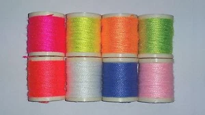1 SPOOL OF 10 YDS DANVILLE NYLON WOOL THREAD YOU PICK COLOR FLY and JIG TYING - Picture 1 of 9