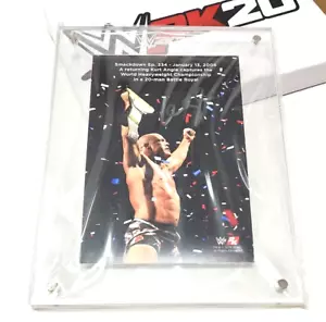 WWE Signed 2k20 Smackdown 20th Anniversary Exclusive Kurt Angle Autograph - Picture 1 of 3