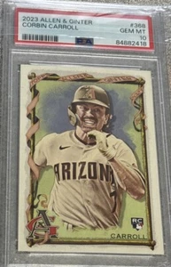 2023 Topps Allen & Ginter - #368 Corbin Carroll (RC) PSA 10 - Bild 1 von 2