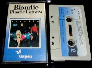 BLONDIE Plastic Letters 1978 UK CASSETTE ALBUM Chrysalis ZCHR 1166 new wave pop - Picture 1 of 1