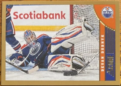 2013-14 Score Gold Devan Dubnyk #191 Edmonton Oilers - Image 1 of 2