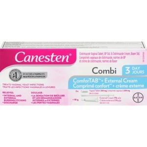 Canesten 3 Day Combi Pack Comfortab plus cream from Canada New - Picture 1 of 1